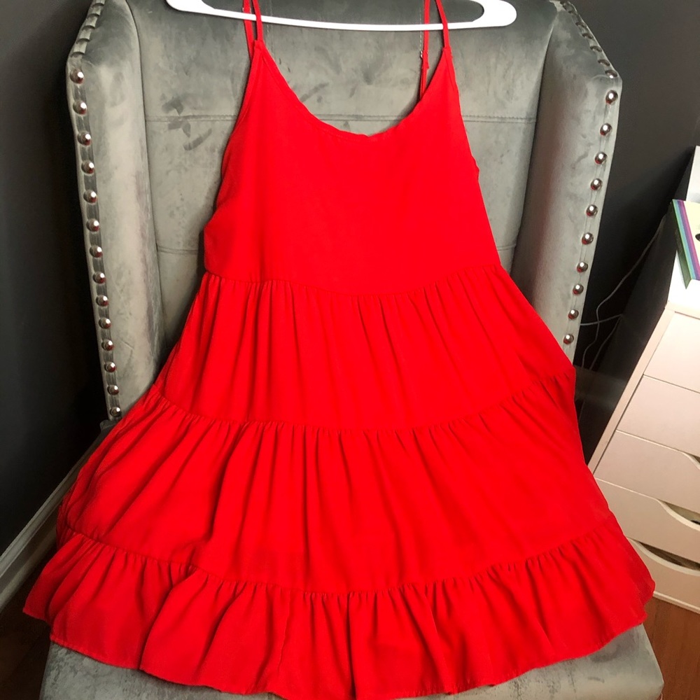 Red dress